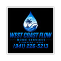 West Coast Flow Plumbing HVAC Square Sticker