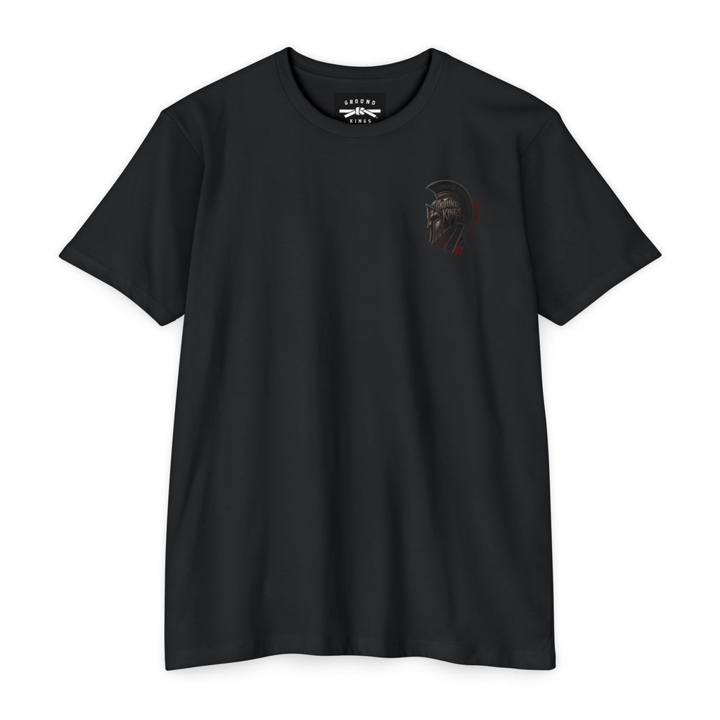 Spartan Helmet Pocket T-Shirt — Minimal Warrior Graphic Tee